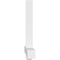 Ekena Millwork Eugene Architectural Grade PVC Gable Bracket, 108"W x 31 1/2"H x 4"D x 4"F, 7/12 Pitch GBP108X32X0404EUG00 - alternate 4